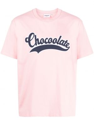 Póló nyomtatás Chocoolate rózsaszín