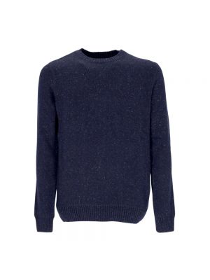 Sweter z okrągłym dekoltem Element niebieski