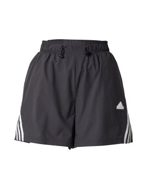 Relaxed спортни панталони на райета Adidas Sportswear черно