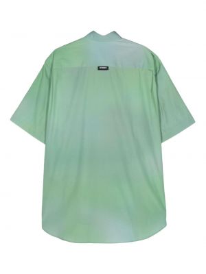 Košile s potiskem Vetements zelená