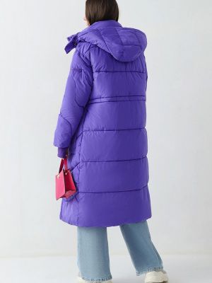 Утепленная куртка Sei Tu фиолетовая