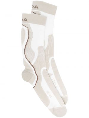 Ponožky s potlačou Roa béžová