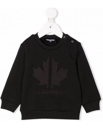 Sweatshirt for jenter Dsquared2 Kids svart