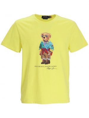 T-shirt med mönster med broderi med fickor Polo Ralph Lauren