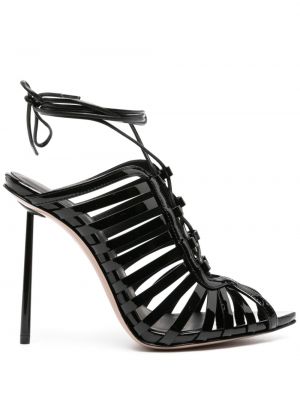 Kožené sandále Le Silla čierna