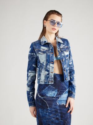 Džínsová bunda Versace Jeans Couture modrá