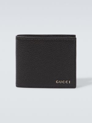 Кожаный кошелек Gucci черный