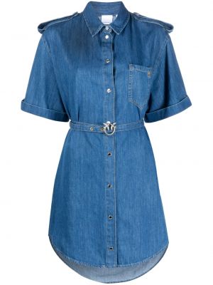 Modré džínové šaty Pinko