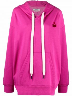 Sudadera con capucha Isabel Marant étoile rosa