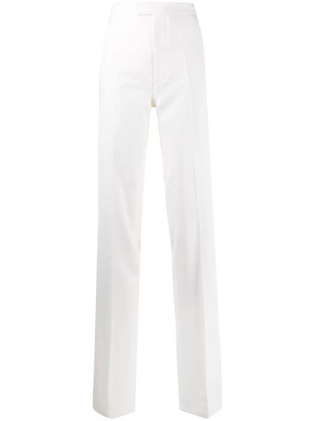 Pantalon taille haute The Attico blanc
