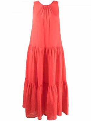 Льняное платье Antonelli, оранжевый