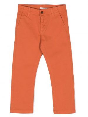 Leggings di cotone Knot arancione