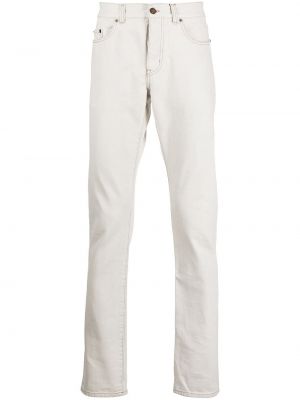 Jeans skinny slim Saint Laurent blanc