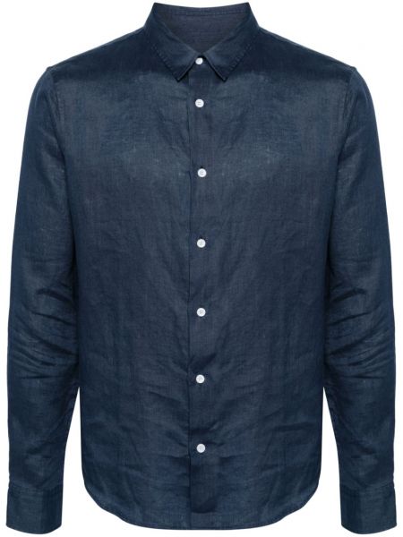 Klasisks lina garš krekls Sandro zils