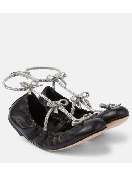 Bőr balerina cipők Rene Caovilla