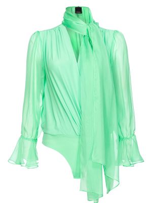 Блузка Pinko зеленая
