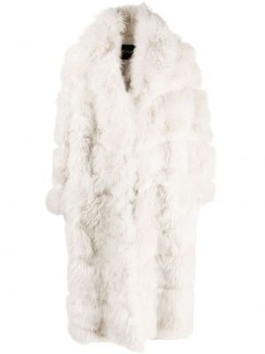 Manteau de fourrure Simonetta Ravizza blanc