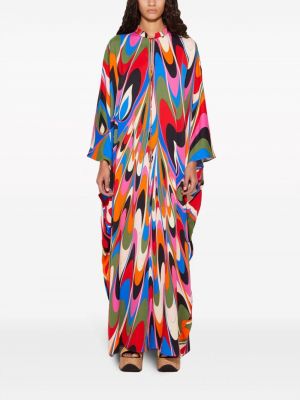 Sukienka z nadrukiem w abstrakcyjne wzory Pucci