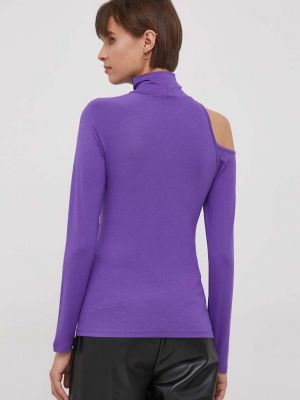 Tricou cu mânecă lungă United Colors Of Benetton violet