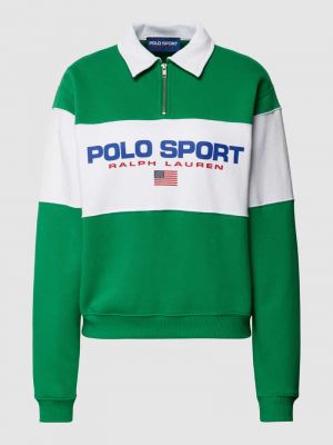 Bluza Polo Sport zielona