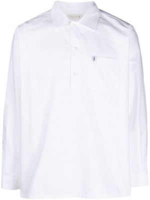 Βαμβακερό πουκάμισο με κουμπιά Mackintosh λευκό