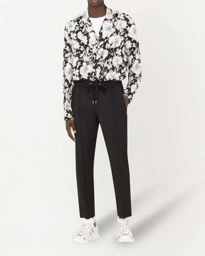 Camisa de flores Dolce & Gabbana negro