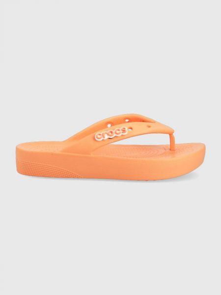 Flip-flop Crocs narancsszínű