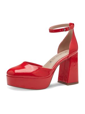 Cipele na petu s otvorenom petom Tamaris crvena