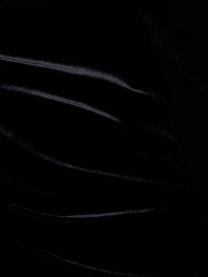 Rochie mini de catifea Mugler negru