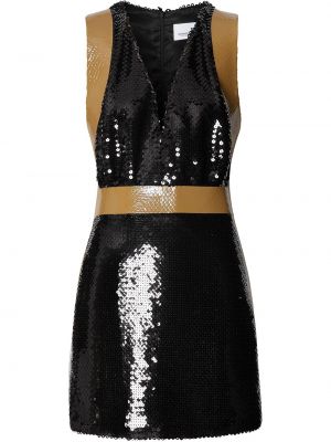 Mini vestido con lentejuelas Burberry negro