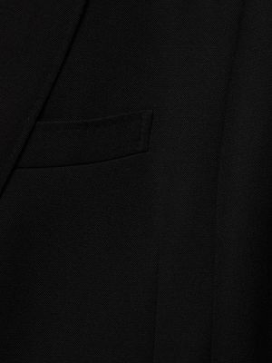 Oversized vlnená bunda Doublet čierna