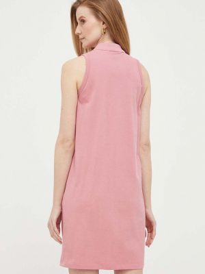 Bavlněné mini šaty Colmar růžové