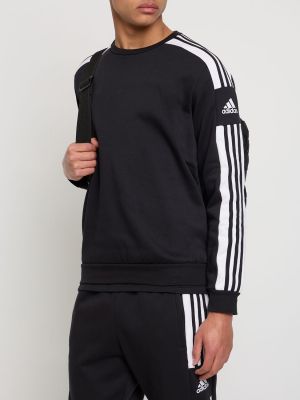 Bluza dresowa bawełniana Adidas Performance czarna
