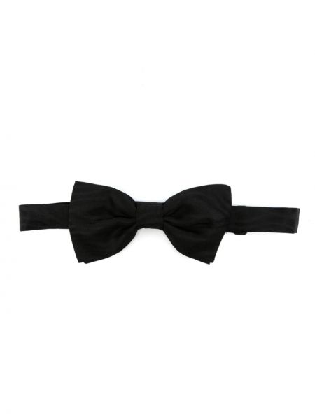 Hodvábna kravata s mašľou Fursac čierna