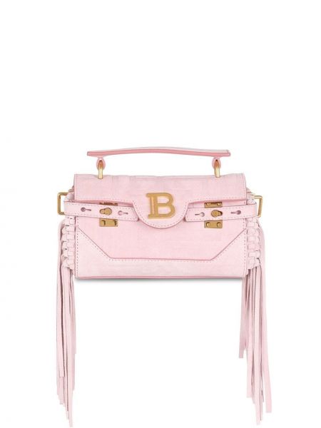 Frynser veske Balmain rosa