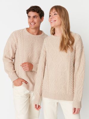 Dzianinowy sweter oversize Trendyol