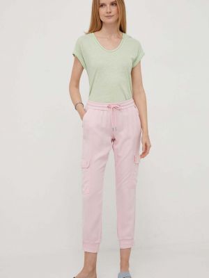 Розовые брюки карго Rich & Royal