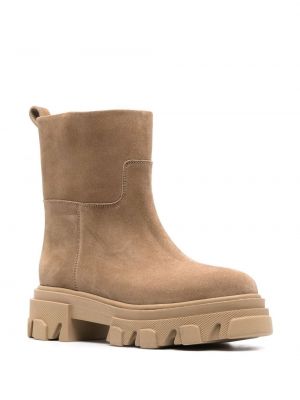 Wildleder ankle boots Giaborghini beige