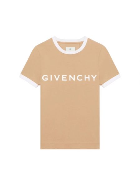 T-shirt mit print Givenchy beige