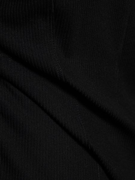 Памучна рокля от джърси Bite Studios черно