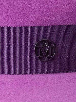 Filz mütze Maison Michel lila