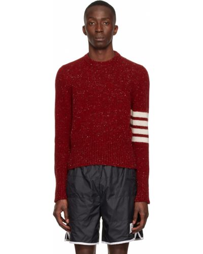 Sweter wełniany Thom Browne, czerwony
