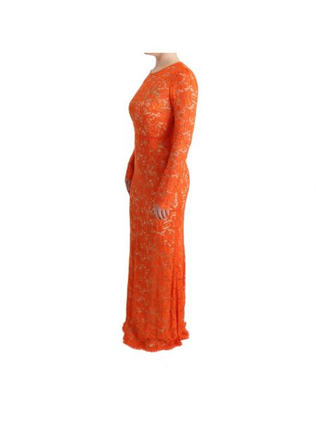 Sukienka długa w kwiatki Dolce & Gabbana Pre-owned