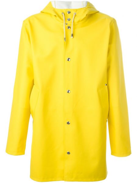 Kukuletalı trençkot Stutterheim sarı