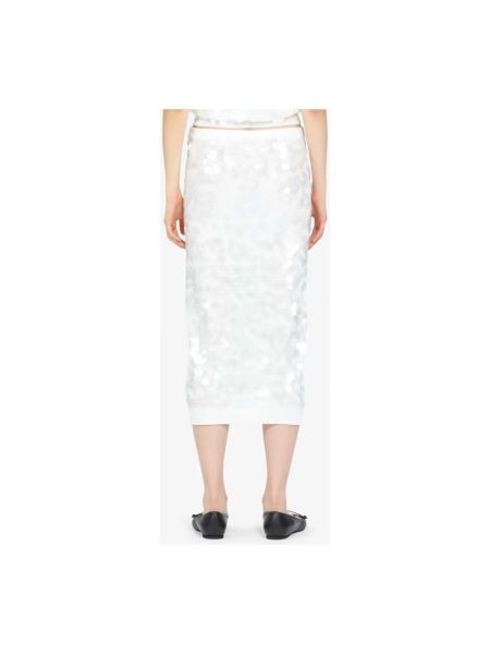 Falda midi Nº21 blanco