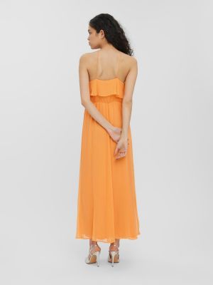 Večernja haljina Vero Moda narančasta