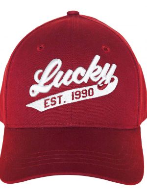 Шляпа с вышивкой Lucky Brand красная