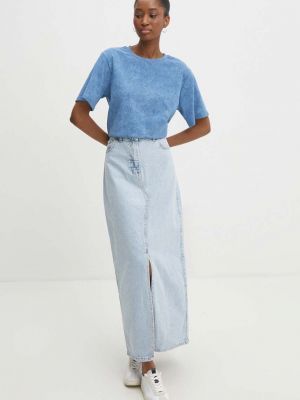 Modré džínová sukně Answear Lab