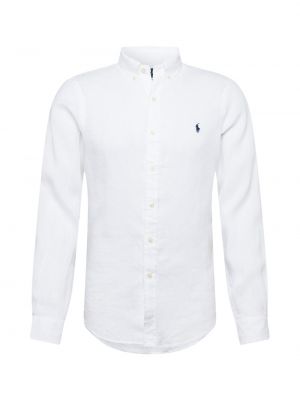 Рубашка на пуговицах слим Polo Ralph Lauren белая