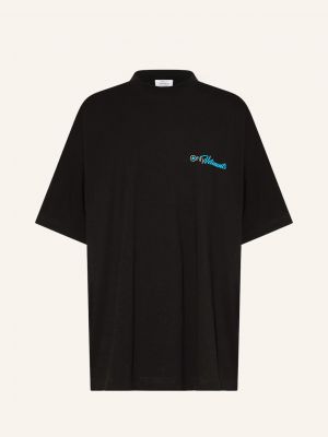 Oversized tričko Vetements černé